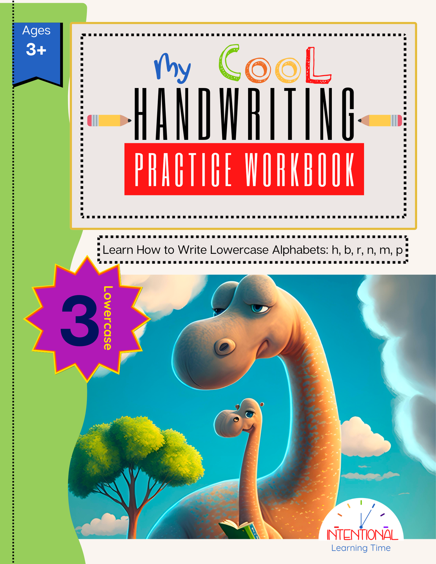 My Cool Handwriting Practice Workbook- Lowercase 3