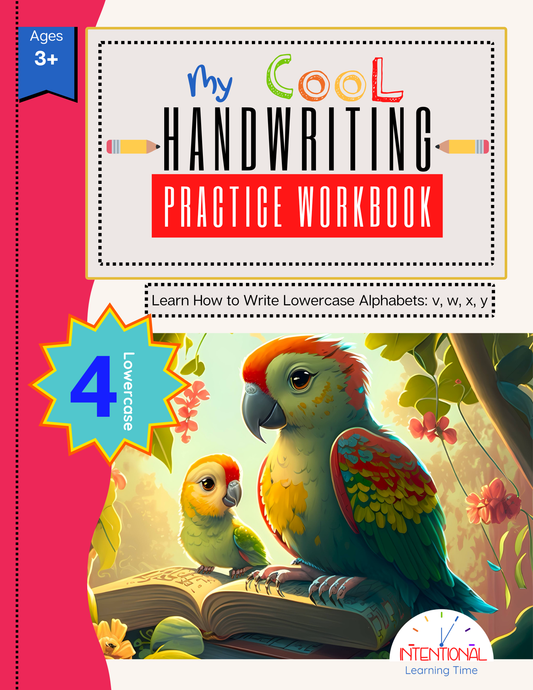 My Cool Handwriting Practice Workbook- Lowercase 4