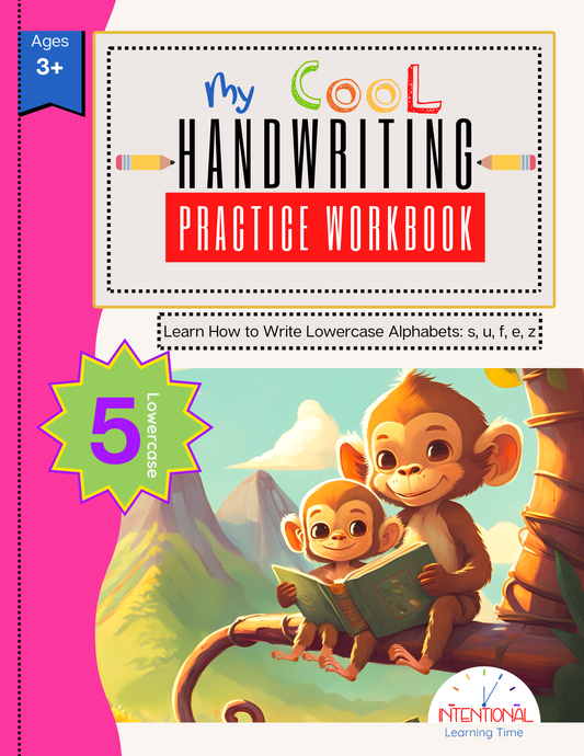 My Cool Handwriting Practice Workbook- Lowercase 5