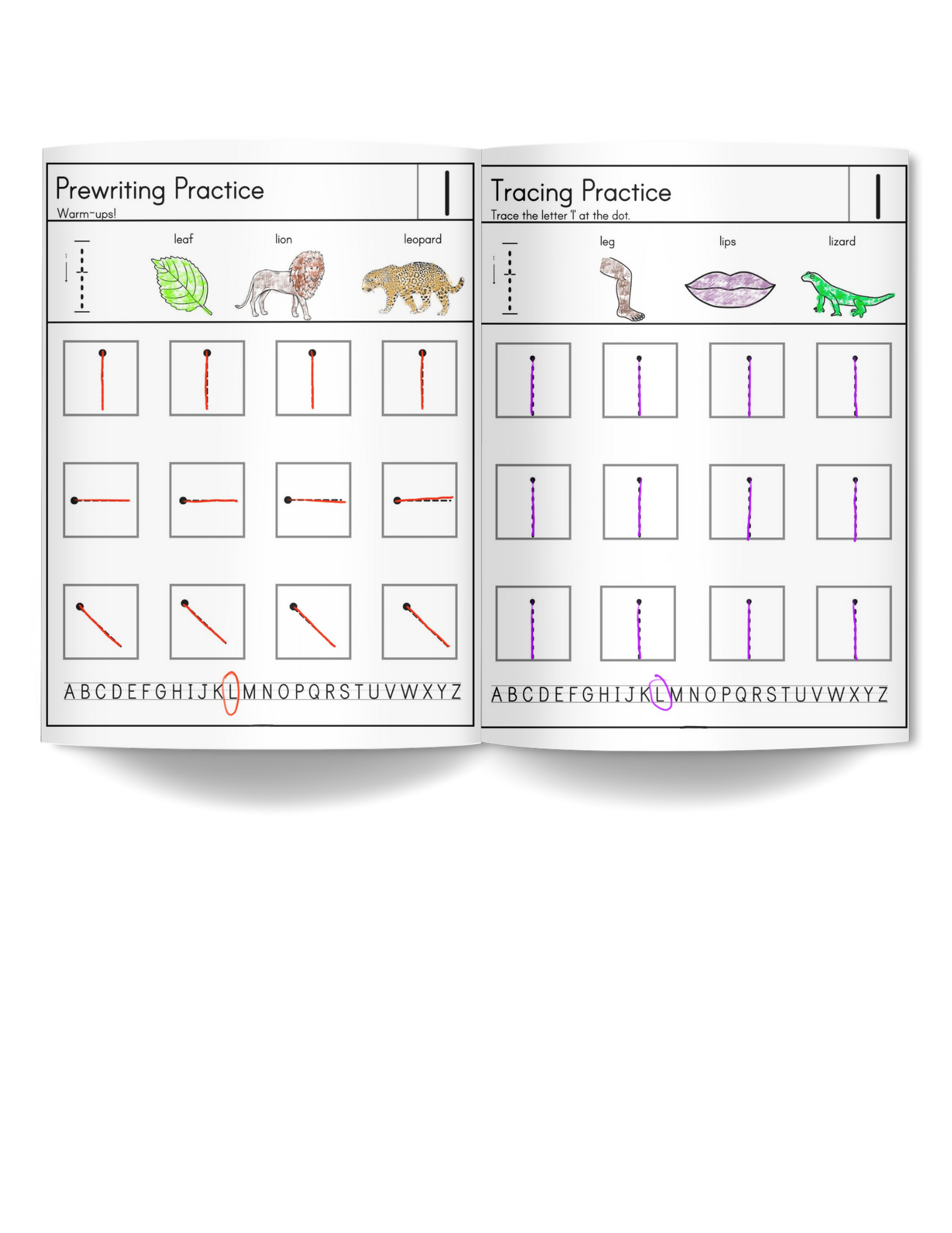 My Cool Handwriting Practice Workbook - Lowercase 1
