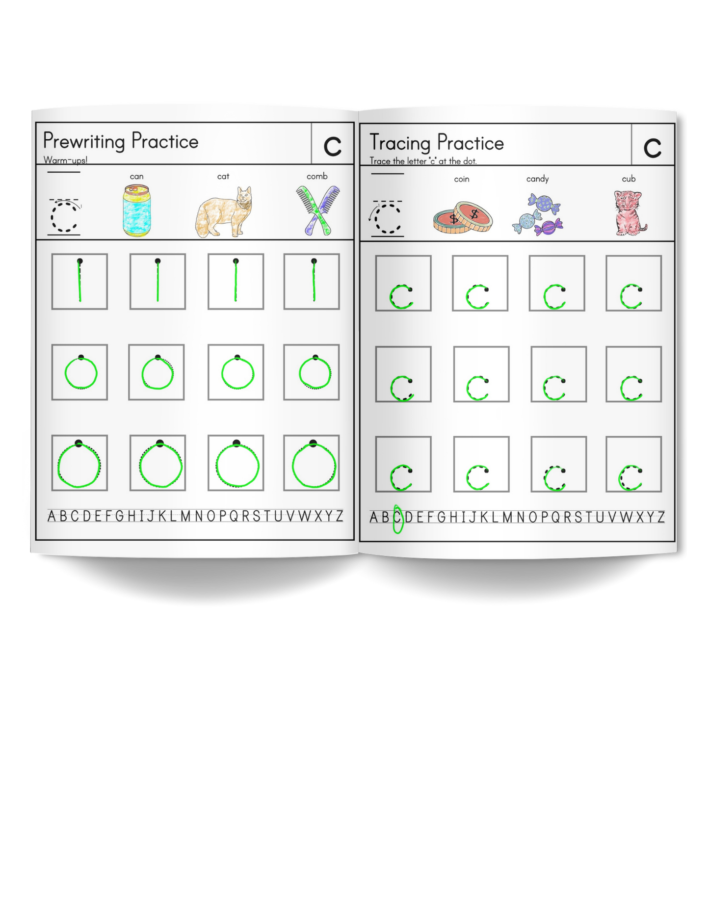 My Cool Handwriting Practice Workbook- Lowercase 2
