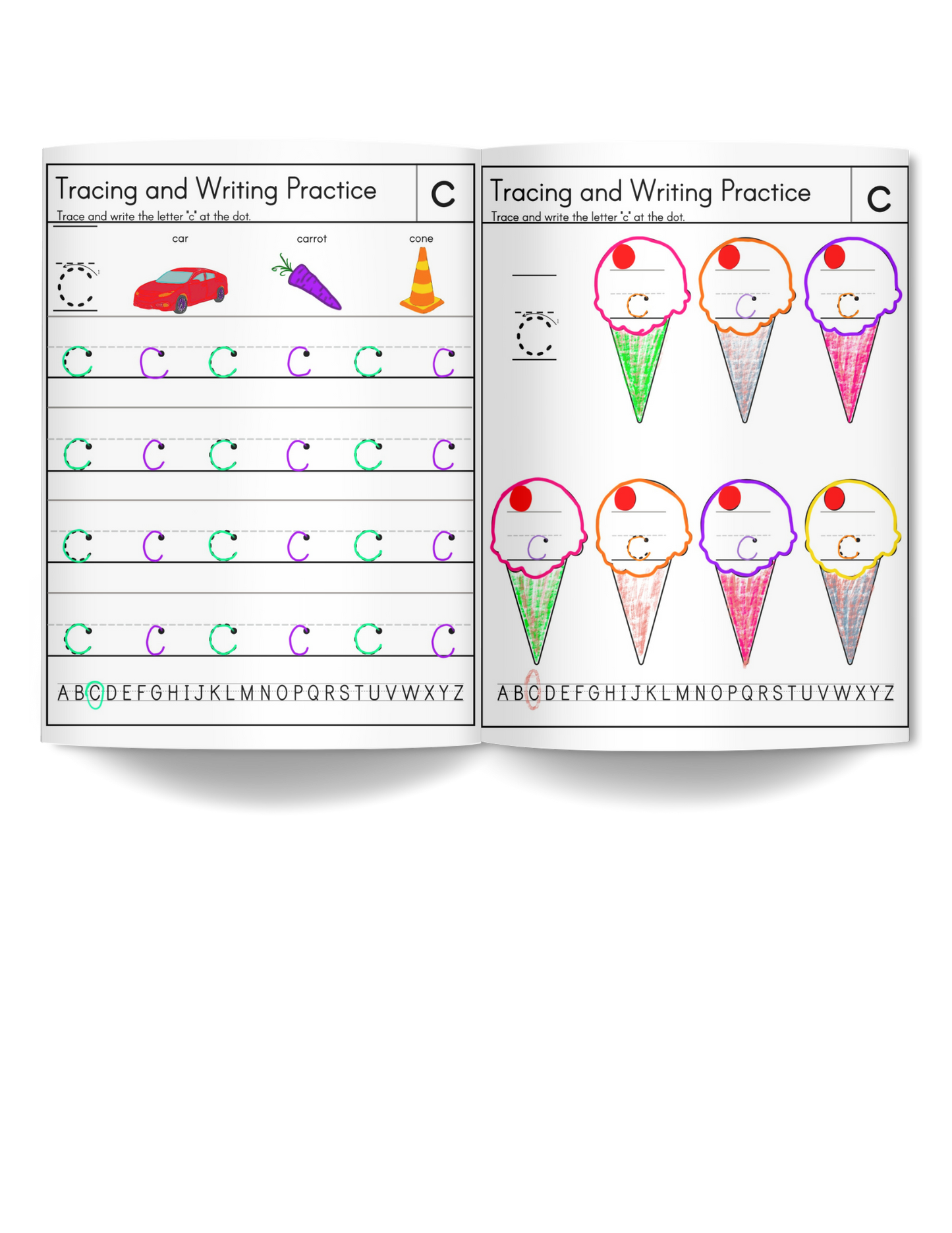 My Cool Handwriting Practice Workbook- Lowercase 2