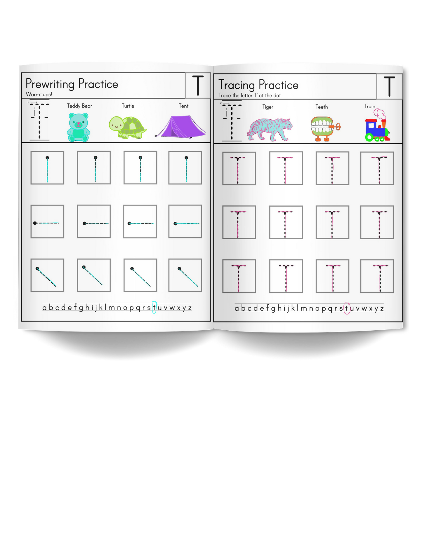 My Cool Handwriting Practice Workbook- Uppercase 1