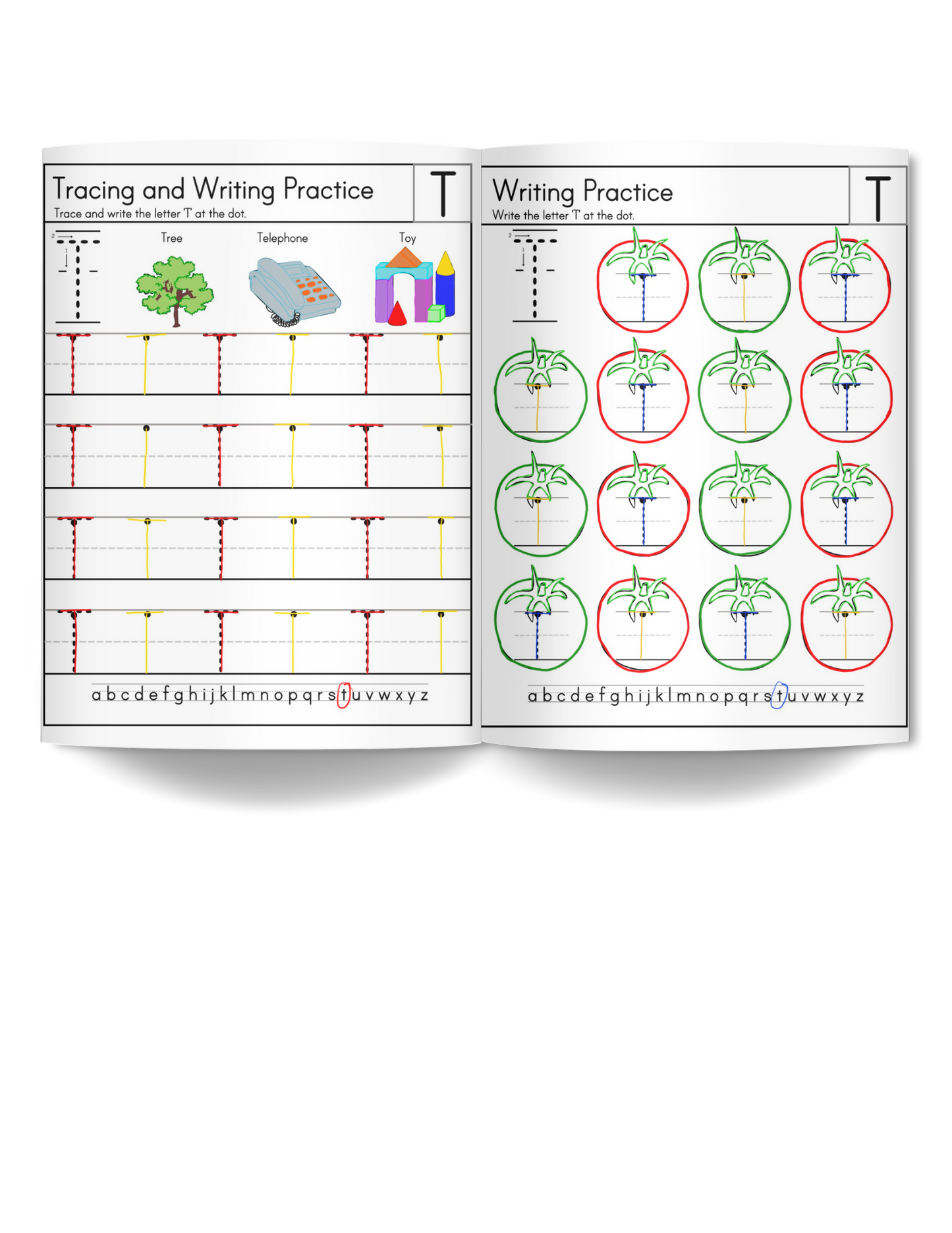 My Cool Handwriting Practice Workbook- Uppercase 1