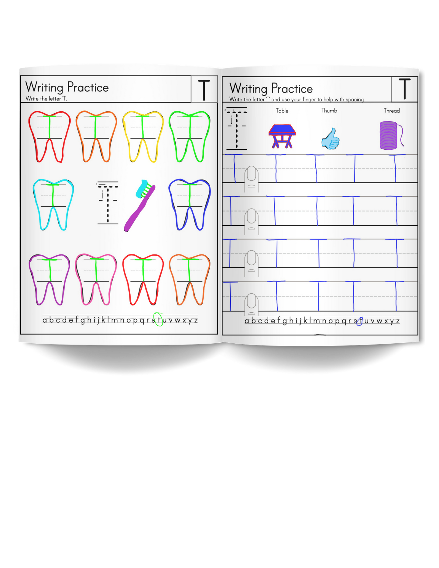 My Cool Handwriting Practice Workbook- Uppercase 1