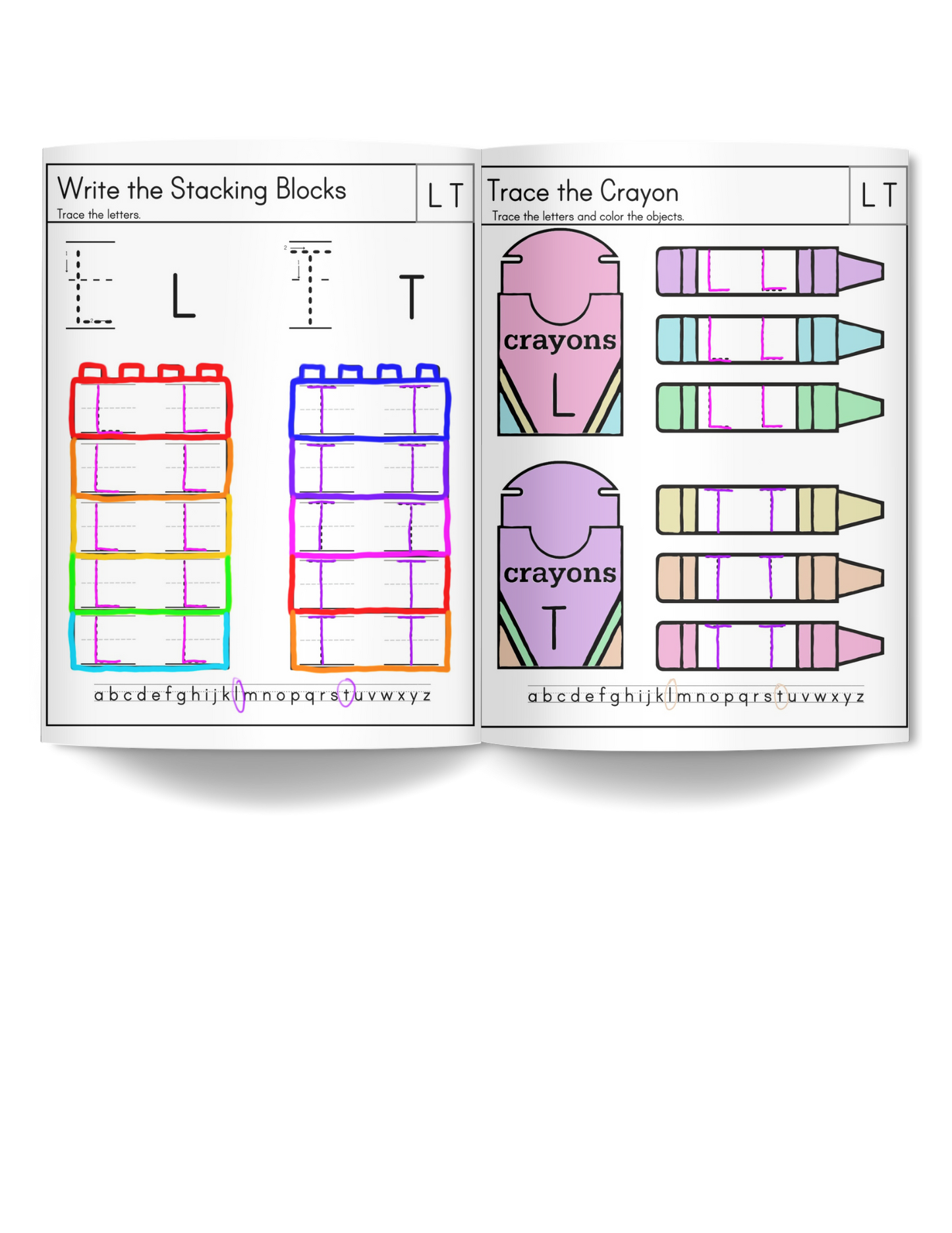 My Cool Handwriting Practice Workbook- Uppercase 1