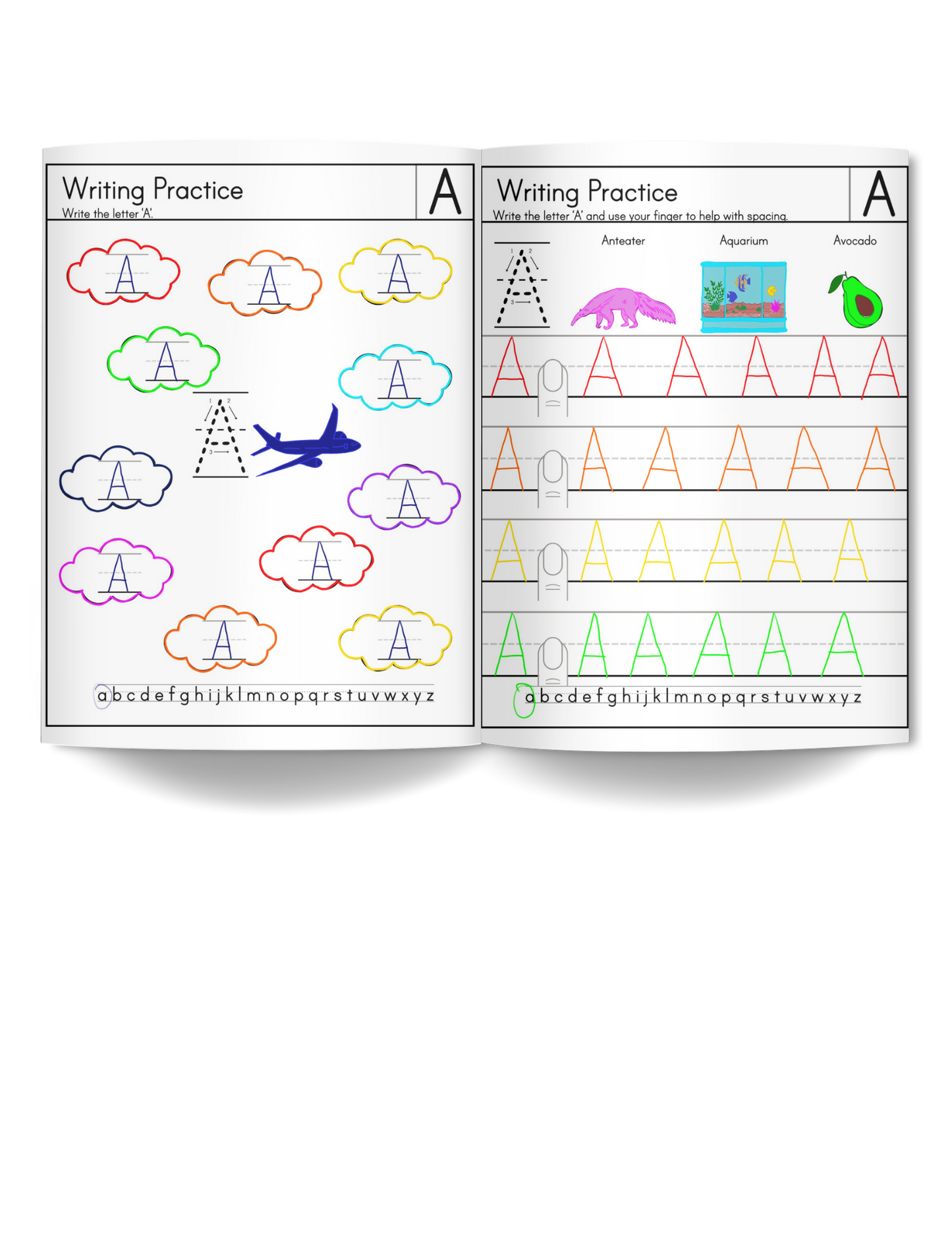 My Cool Handwriting Practice Workbook- Uppercase 3