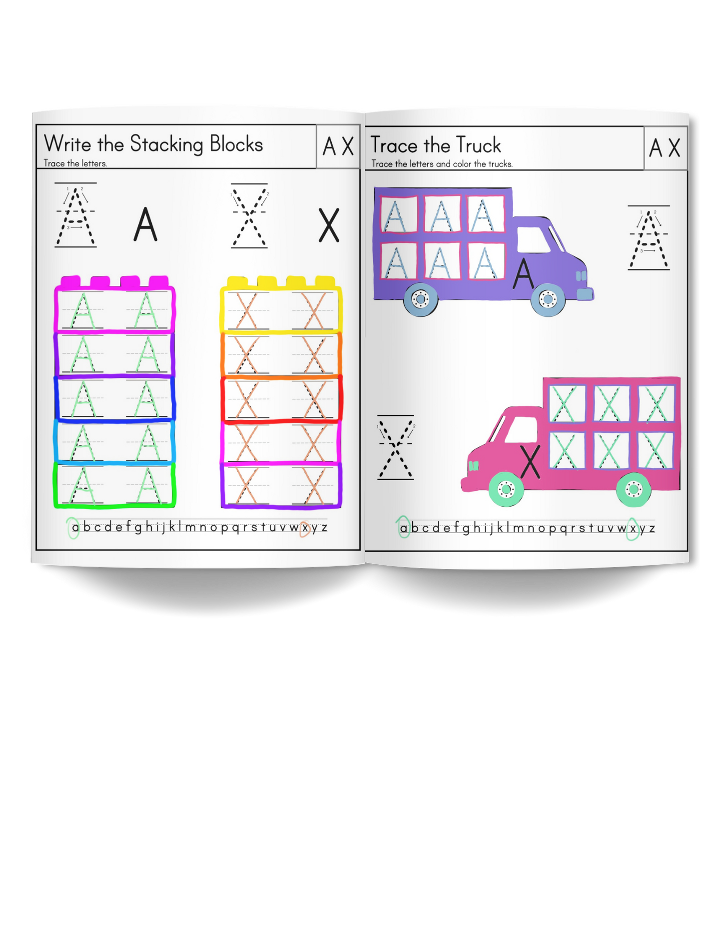 My Cool Handwriting Practice Workbook- Uppercase 3