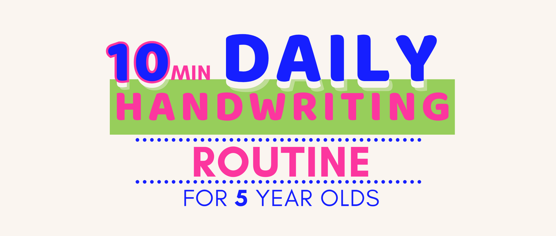 Daily Handwriting Routines for Kindergartners(A Parent’s Guide to Confidence-Building Practice)