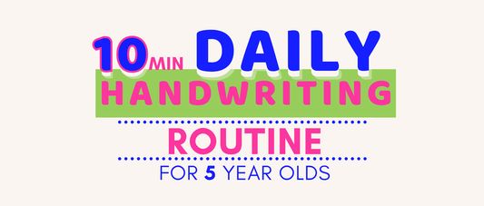 Daily Handwriting Routines for Kindergartners(A Parent’s Guide to Confidence-Building Practice)