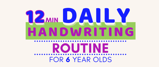 Daily Handwriting Routines for 6 Year Old Kids(A Parent’s Guide to Confidence-Building Practice)