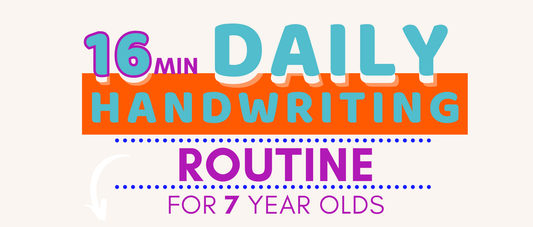 Daily Handwriting Routines for 7 Year Old Kids(A Parent’s Guide to Confidence-Building Practice)