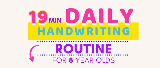 Daily Handwriting Routines for 8 Year Old Kids(A Parent’s Guide to Confidence-Building Practice)