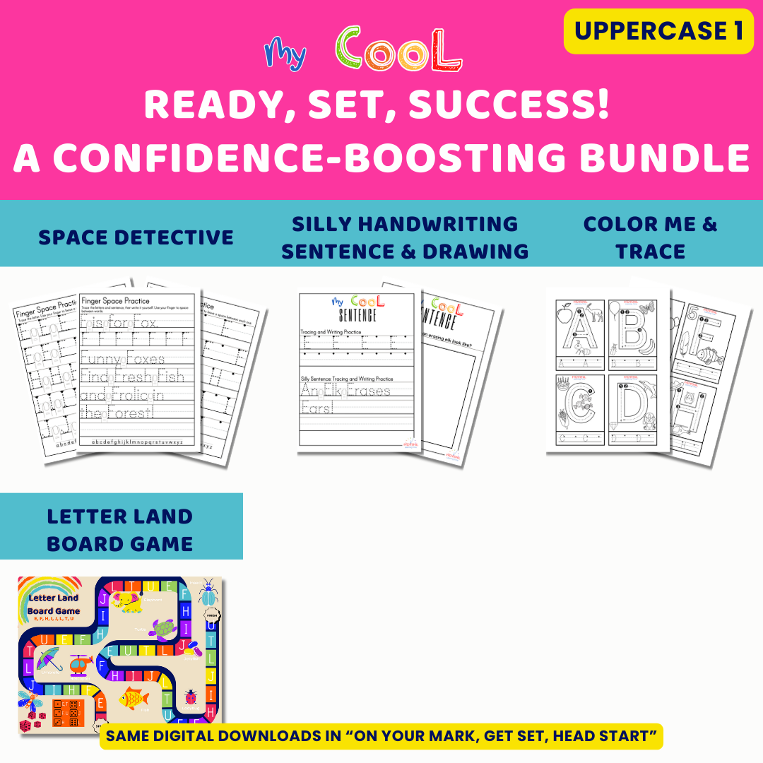 Ready, Set, Success!  A Confidence-Boosting Bundle-Uppercase 1