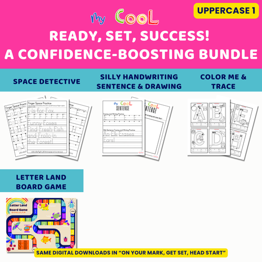 Ready, Set, Success!  A Confidence-Boosting Bundle-Uppercase 1