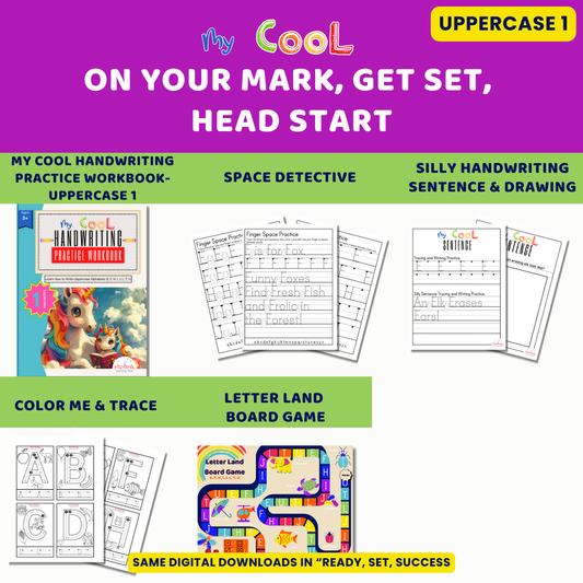 On Your Mark, Get Set, Head Start-Uppercase 1