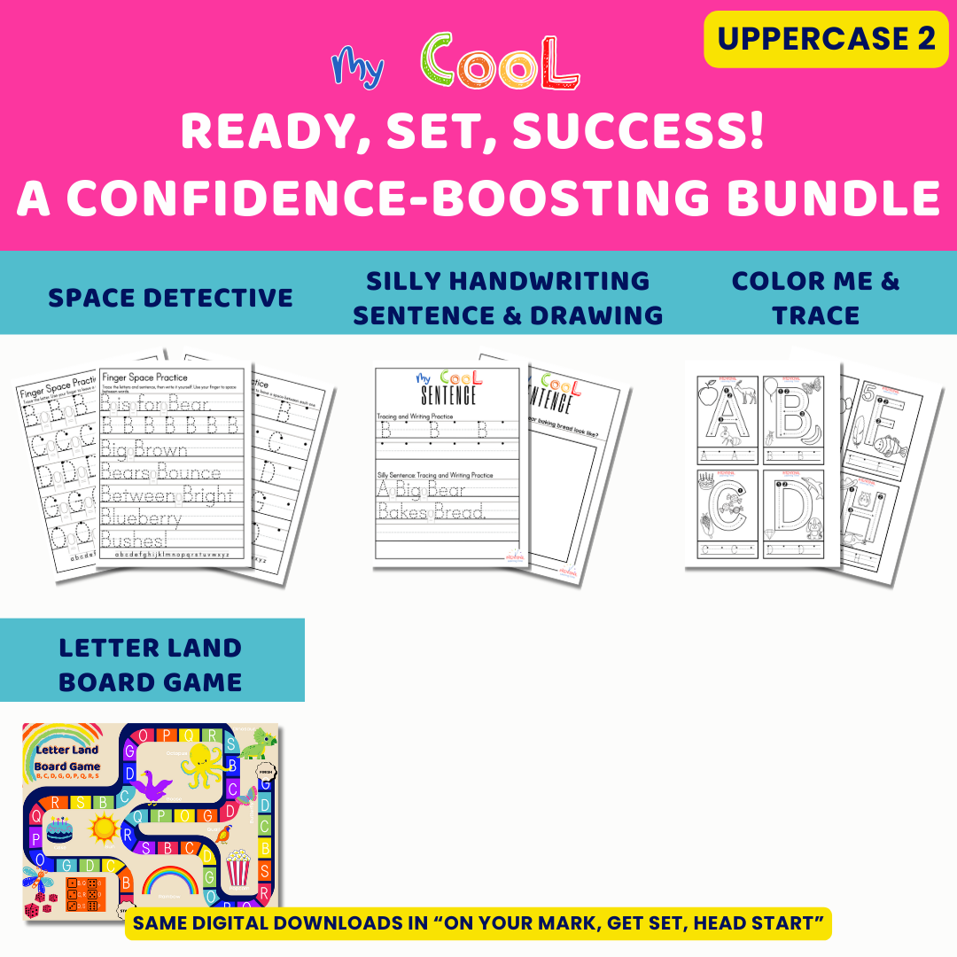 Ready, Set, Success!  A Confidence-Boosting Bundle-Uppercase 2