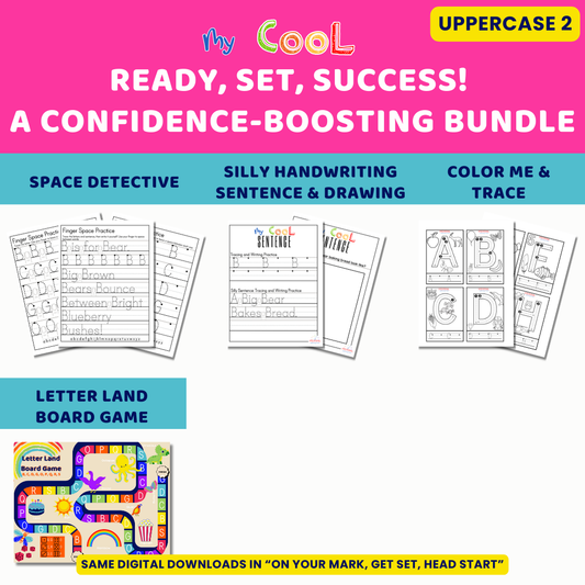 Ready, Set, Success!  A Confidence-Boosting Bundle-Uppercase 2