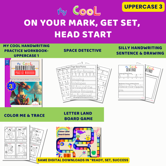 On Your Mark, Get Set, Head Start-Uppercase 3