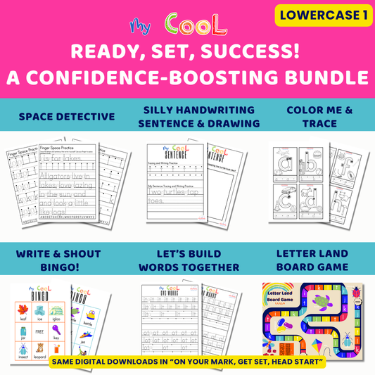 Ready, Set, Success!  A Confidence-Boosting Bundle-Lowercase 1