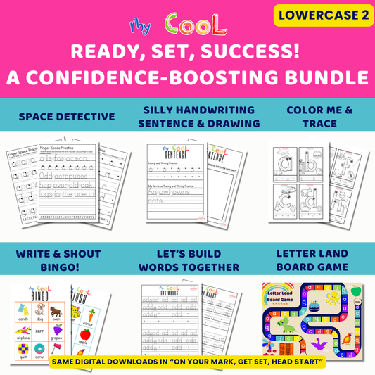 Ready, Set, Success!  A Confidence-Boosting Bundle-Lowercase 2