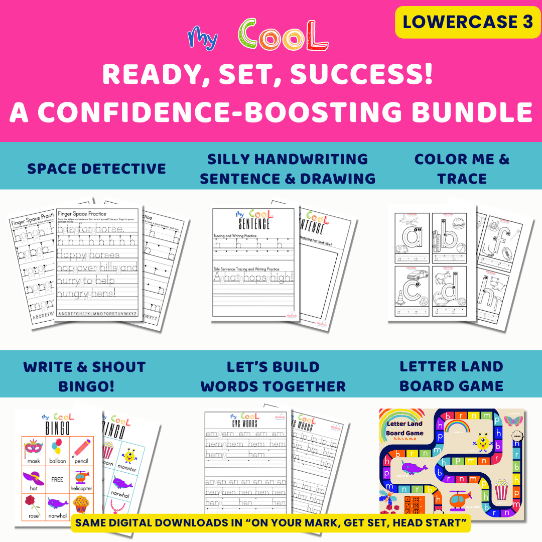 Ready, Set, Success!  A Confidence-Boosting Bundle-Lowercase 3
