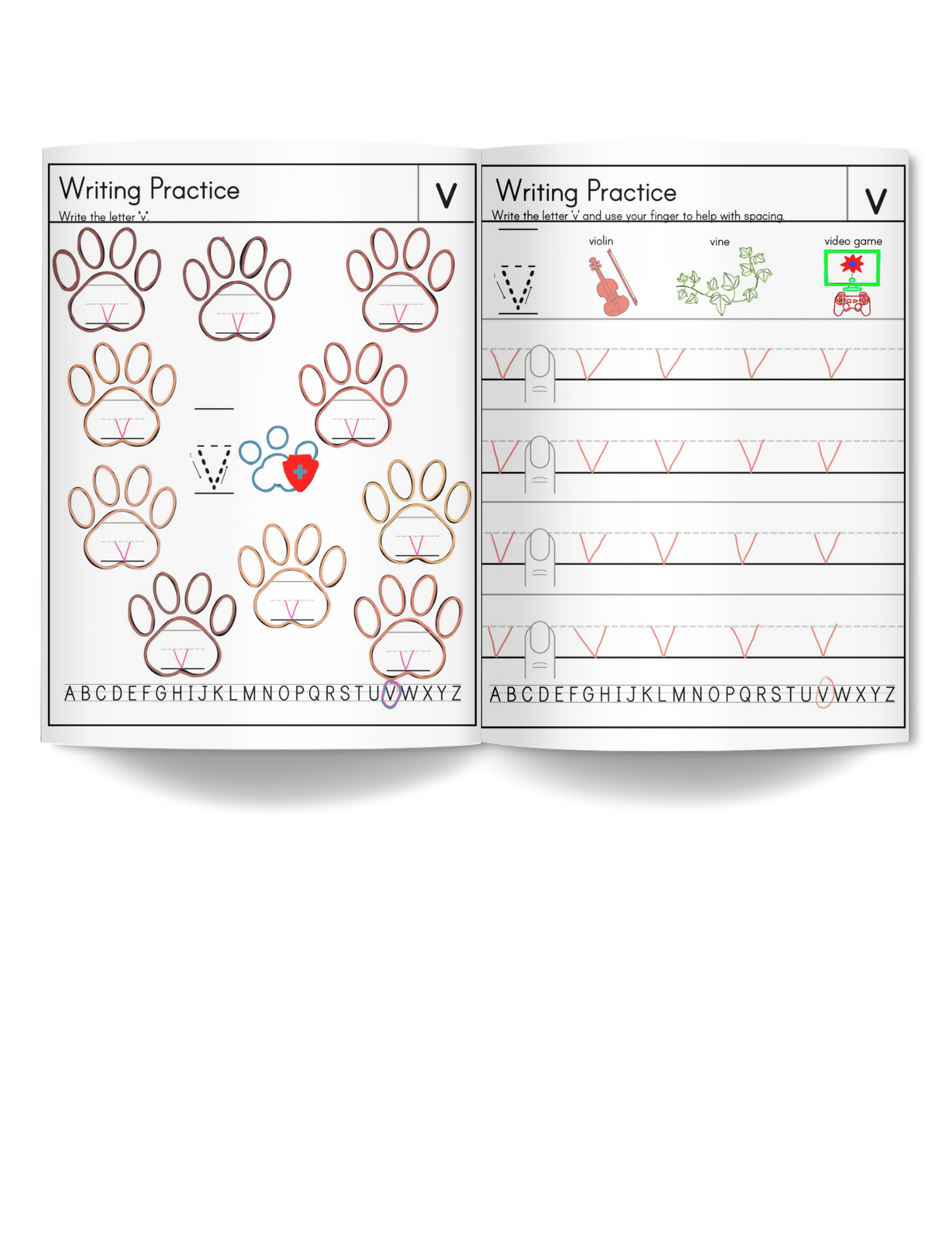 My Cool Handwriting Practice Workbook- Lowercase 4