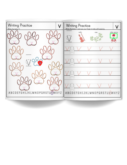 My Cool Handwriting Practice Workbook- Lowercase 4