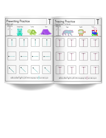 My Cool Handwriting Practice Workbook- Uppercase 1
