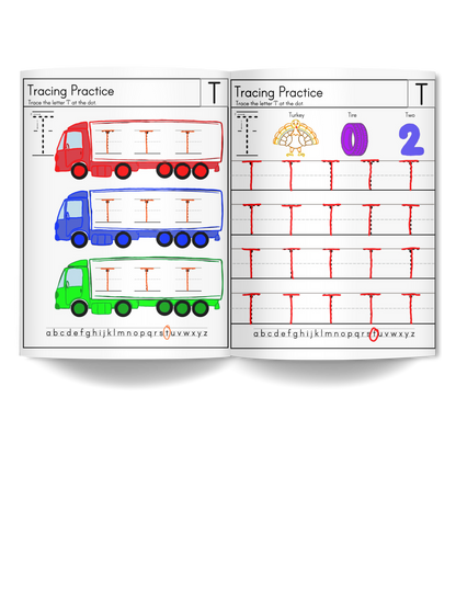 My Cool Handwriting Practice Workbook- Uppercase 1