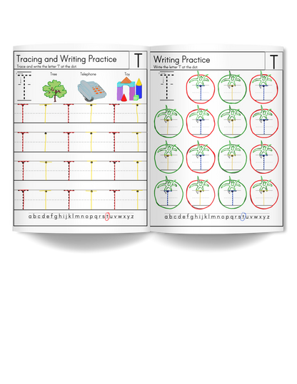 My Cool Handwriting Practice Workbook- Uppercase 1