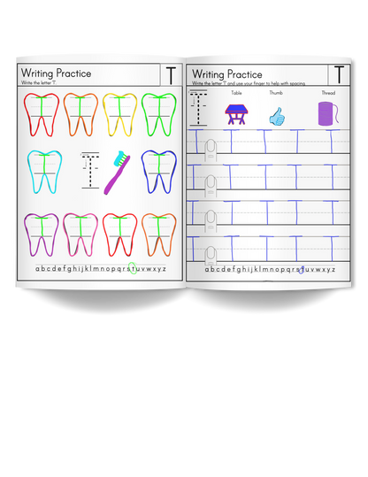 My Cool Handwriting Practice Workbook- Uppercase 1