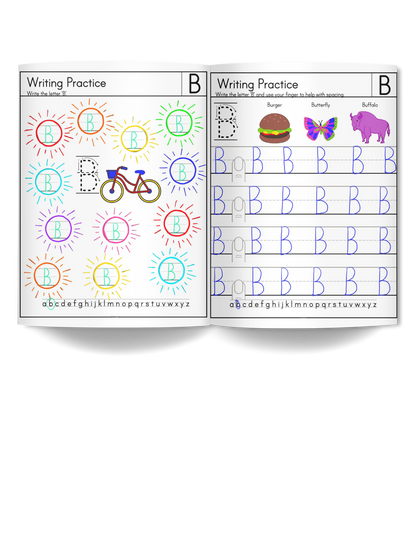My Cool Handwriting Practice Workbook- Uppercase 2