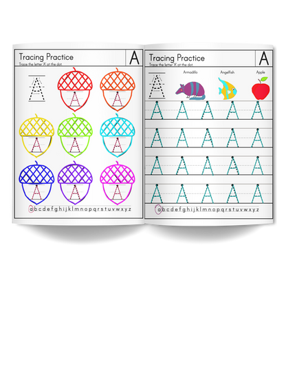 My Cool Handwriting Practice Workbook- Uppercase 3