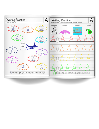 My Cool Handwriting Practice Workbook- Uppercase 3