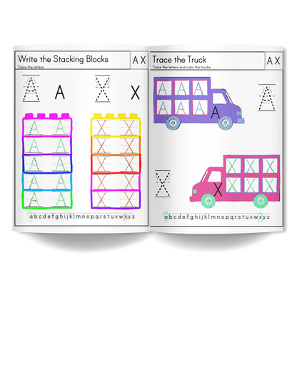 My Cool Handwriting Practice Workbook- Uppercase 3